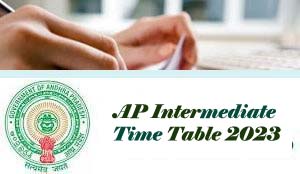 AP Intermediate Time table 2023