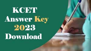 KCET Answer Key 2023