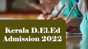 Kerala D.El.Ed Admission 2022