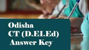 Odisha CT Answer Key 2022