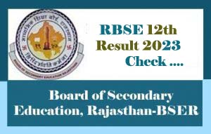 RBSE 12th Result 2023