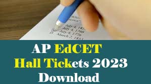 AP EdCET Hall ticket 2023 Download, AP BED Admit Card 2023
