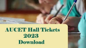 AUCET Hall ticket 2023 Download