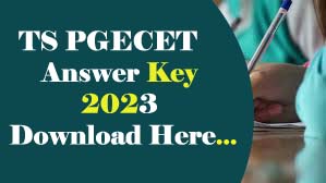 TS PGECET Answer Key 2023